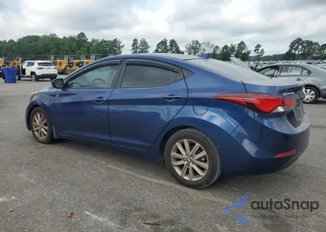2016 Hyundai Elantra Se из США, поврежденный, VIN 5NPDH4AE6GH689986